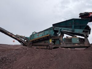 Used Powerscreen Warrior 2400 Mobile Scalping Screen